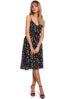 Zdjęcie produktu made of emotion Sukienka w kolorze czarnym ze wzorem rozmiar: XL
