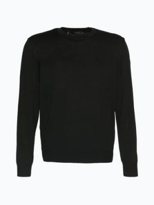 Zdjęcie produktu März Męski sweter z wełny merino Mężczyźni Wełna merino czarny jednolity,