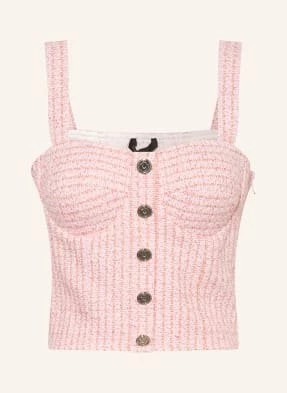 Zdjęcie produktu Maje Top Z Tweedu Z Błyszczącą Przędzą pink