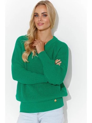 Zdjęcie produktu Makadamia Sweter w kolorze zielonym rozmiar: onesize