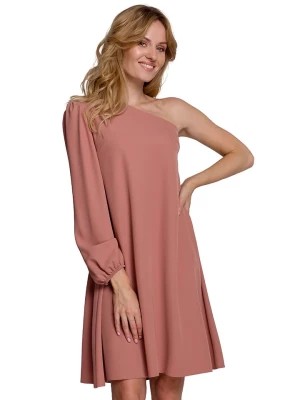 Zdjęcie produktu Makover Sukienka w kolorze jasnoróżowym rozmiar: XL