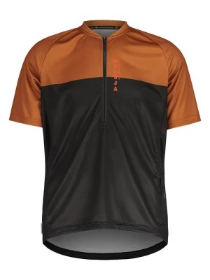 Zdjęcie produktu Maloja Koszulka kolarska "BarettiM" w kolorze jasnobrązowo-czarnym rozmiar: XL
