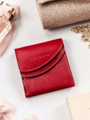 Zdjęcie produktu Mały, skórzany portfel damski na zatrzask — Peterson