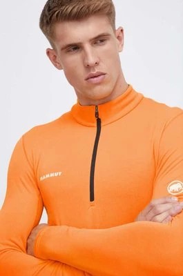 Zdjęcie produktu Mammut bluza sportowa Aenergy ML Half Zip kolor pomarańczowy gładka