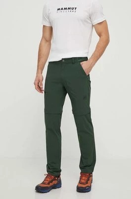 Zdjęcie produktu Mammut spodnie outdoorowe Runbold Zip Off kolor zielony