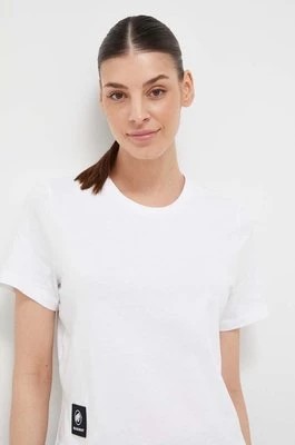 Zdjęcie produktu Mammut t-shirt Massone damski kolor biały