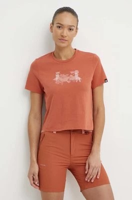 Zdjęcie produktu Mammut t-shirt Massone damski kolor czerwony