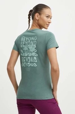 Zdjęcie produktu Mammut t-shirt Massone damski kolor zielony