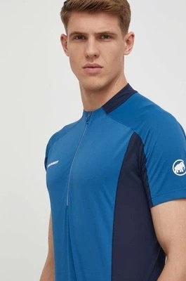 Zdjęcie produktu Mammut t-shirt sportowy Aenergy FL kolor niebieski wzorzysty