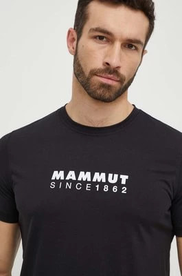Zdjęcie produktu Mammut t-shirt sportowy Mammut Core kolor czarny z nadrukiem