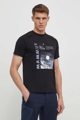 Zdjęcie produktu Mammut t-shirt sportowy Mountain kolor czarny z nadrukiem