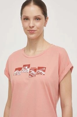 Zdjęcie produktu Mammut t-shirt sportowy Mountain kolor różowy