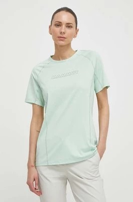Zdjęcie produktu Mammut t-shirt sportowy Selun FL Logo kolor zielony