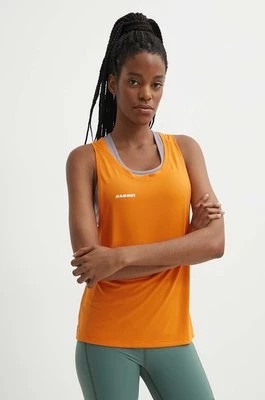 Zdjęcie produktu Mammut top sportowy Massone Sport damski kolor pomarańczowy