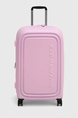 Zdjęcie produktu Mandarina Duck walizka LOGODUCK + kolor różowy P10SZV32