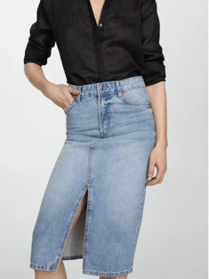 Zdjęcie produktu Mango Spódnica jeansowa Sole 67064022 Niebieski Regular Fit