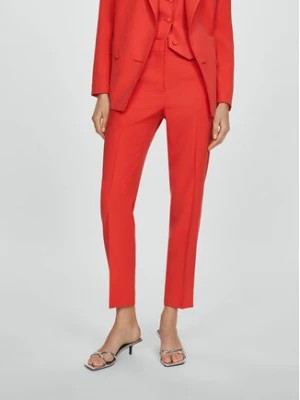 Zdjęcie produktu Mango Spodnie materiałowe Tempo 67055728 Czerwony Slim Fit