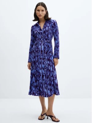 Zdjęcie produktu Mango Sukienka koszulowa Thea6 67085740 Niebieski Regular Fit