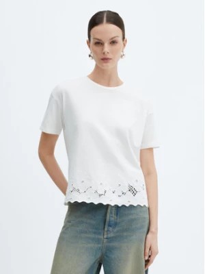 Zdjęcie produktu Mango T-Shirt Dahlia 67036027 Biały Regular Fit