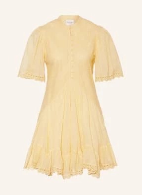 Zdjęcie produktu Marant Étoile Sukienka Slayae Z Dziurkowaną Koronką gelb