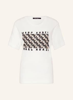 Zdjęcie produktu Marc Aurel T-Shirt Z Obszyciem Ozdobnymi Kamykami weiss