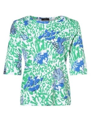 Zdjęcie produktu Marc Cain Sports T-shirt damski Kobiety Bawełna niebieski|zielony|biały|wielokolorowy wzorzysty,