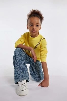 Zdjęcie produktu Marc Jacobs bluza bawełniana dziecięca kolor złoty z nadrukiem