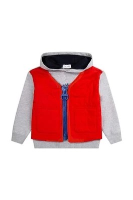 Zdjęcie produktu Marc Jacobs bluza dziecięca kolor szary z kapturem z nadrukiem
