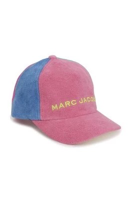 Zdjęcie produktu Marc Jacobs czapka bawełniana dziecięca kolor różowy gładka