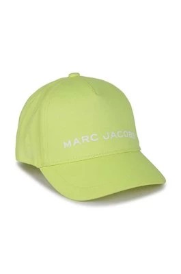 Zdjęcie produktu Marc Jacobs czapka bawełniana dziecięca kolor żółty z nadrukiem