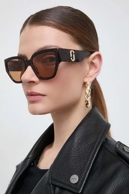 Zdjęcie produktu Marc Jacobs okulary przeciwsłoneczne damskie kolor brązowy MARC 724/S