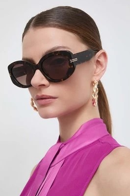 Zdjęcie produktu Marc Jacobs okulary przeciwsłoneczne damskie kolor brązowy MJ 1099/S