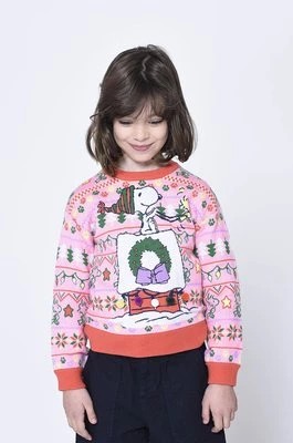 Zdjęcie produktu Marc Jacobs sweter dziecięcy kolor różowy