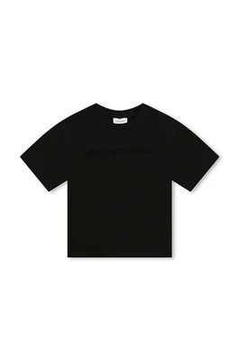 Zdjęcie produktu Marc Jacobs t-shirt bawełniany dziecięcy kolor czarny z nadrukiem