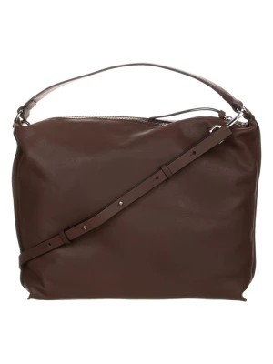 Zdjęcie produktu Marc O´Polo Skórzana torebka "Hobo Bag M" w kolorze brązowym - 35 x 26 x 7 cm rozmiar: onesize