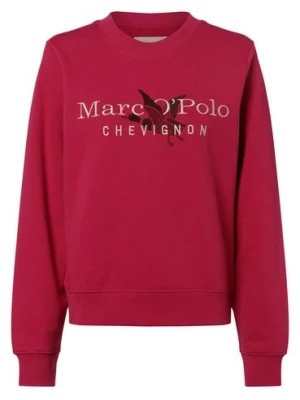 Zdjęcie produktu Marc O'Polo Damska bluza nierozpinana Kobiety Bawełna wyrazisty róż jednolity,