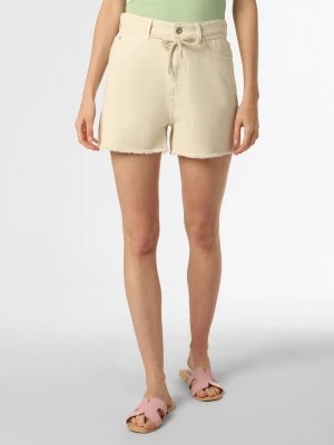 Zdjęcie produktu Marc O'Polo Damskie spodenki jeansowe Kobiety Bawełna beżowy|biały jednolity,