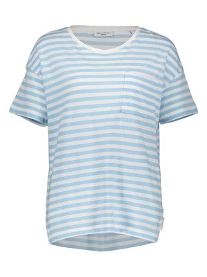 Zdjęcie produktu Marc O'Polo DENIM Koszulka w kolorze błękitno-białym rozmiar: M