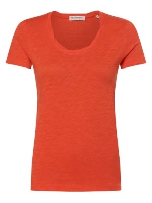 Zdjęcie produktu Marc O'Polo Koszulka damska Kobiety Bawełna pomarańczowy jednolity,