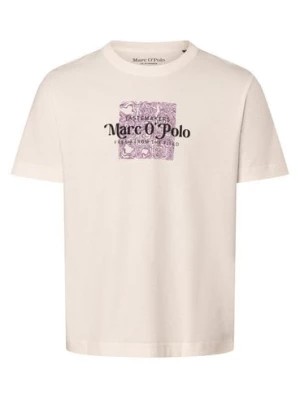 Zdjęcie produktu Marc O'Polo Koszulka męska Mężczyźni Bawełna biały nadruk,