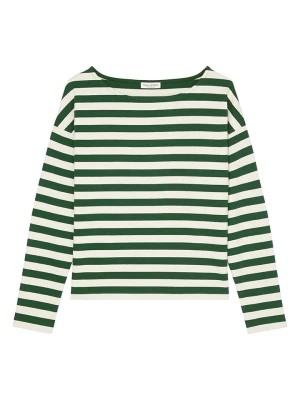 Zdjęcie produktu Marc O'Polo Koszulka w kolorze zielono-kremowym rozmiar: M