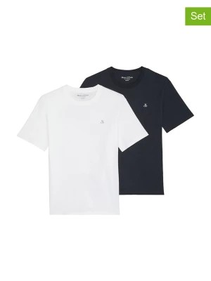 Zdjęcie produktu Marc O'Polo Koszulki (2 szt.) w kolorze granatowym i białym rozmiar: 3XL