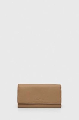 Zdjęcie produktu Marc O'Polo portfel skórzany damski kolor beżowy