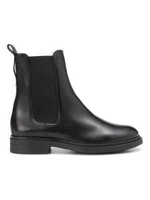 Zdjęcie produktu Marc O'Polo Shoes Skórzane sztyblety "Paula" w kolorze czarnym rozmiar: 38