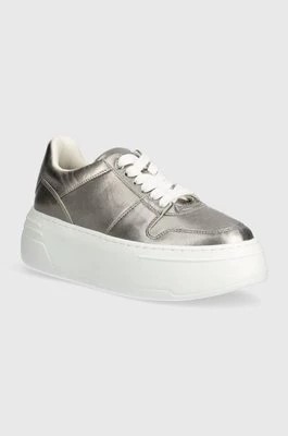 Zdjęcie produktu Marc O'Polo sneakersy skórzane kolor srebrny 40117043501134 NN2M3066