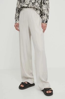 Zdjęcie produktu Marc O'Polo spodnie damskie kolor szary proste high waist