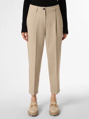 Zdjęcie produktu Marc O'Polo Spodnie Kobiety beżowy wypukły wzór tkaniny,