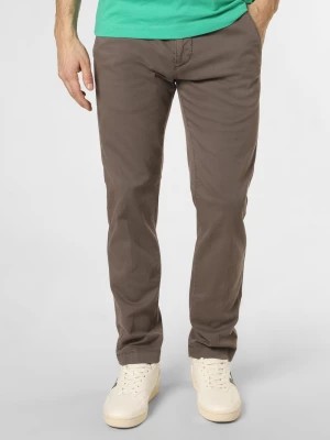 Zdjęcie produktu Marc O'Polo Spodnie Mężczyźni Bawełna szary|beżowy wypukły wzór tkaniny,