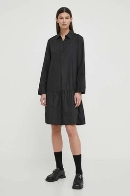 Zdjęcie produktu Marc O'Polo sukienka kolor czarny midi oversize