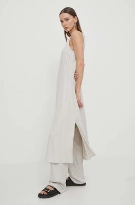 Zdjęcie produktu Marc O'Polo sukienka kolor szary midi rozkloszowana